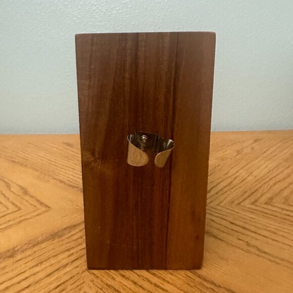 Natural Hardwood Knife Block Wooden Counter Storage 14 Slots Spaces - Picture 3 of 10